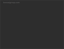 Tablet Screenshot of bonsaigroup.com